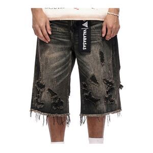 Valabasas Shorts Snapped Baggy Mens Grey VLBS-VSH1-1002